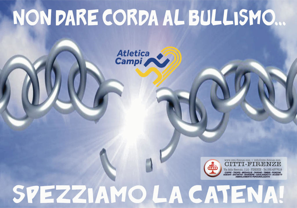 L Iniziativa Atletica Campi Domenica In Gara Contro Il Bullismo Firenzeviolasupersport Live