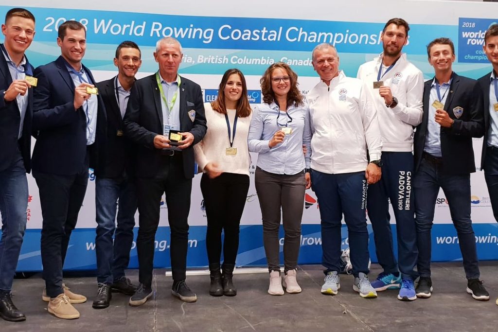 Dal Canada arrivano tre medaglie iridate per l’Italia nel coastal rowing