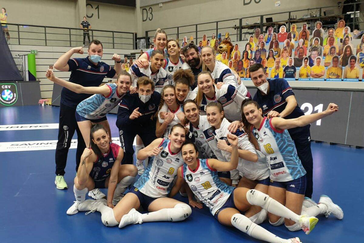 VOLLEY FEMMINILE COPPA CEV- SSC Palmberg Schwerin-Savino Del Bene Scandicci: 0-3 (22-25, 13-25, 15-25), Scandicci tra le prime otto d’Europa!