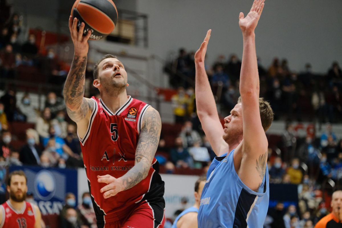 Basket: Recupero negativo per l’Olimpia EA7 Milano battuta dallo Zenit San Pietroburgo 79-70