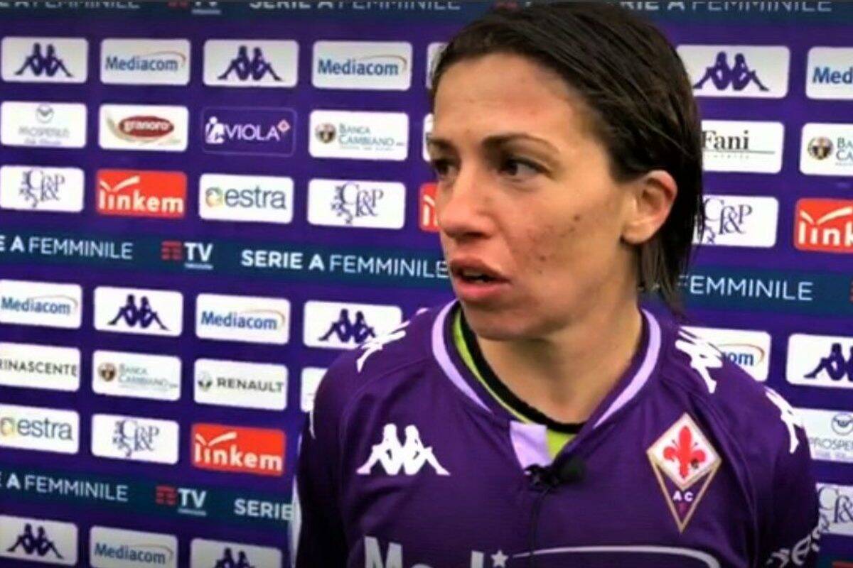 Daniela Sabatino sempre più bomber viola: “Campo quasi impraticabile, ma abbiamo voluto questa vittoria. L’Inter? Possiamo ribaltare il risultato”