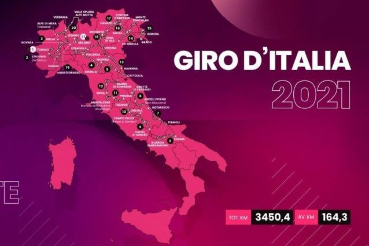 Giro d’Italia 2021, c’è la tappa da Siena a Bagno di Romagna che passa da Firenze e Monte Morello