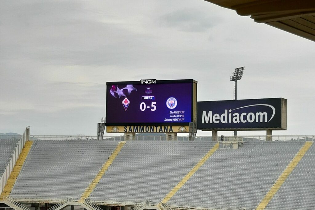 Fiorentina-Manchester City 0-5: le viola salutano la Champions League