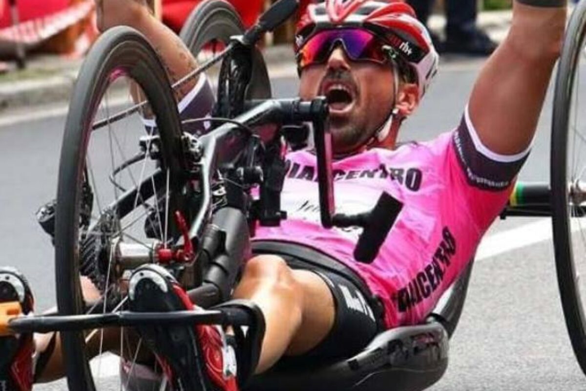 Christian Giagnoni campione italiano di handbike. Terzo Buccoliero