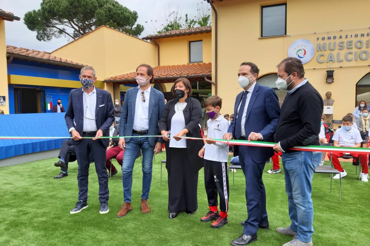 Coverciano: inaugurata la Corte dei Campioni per onorare i campioni della storia azzurra