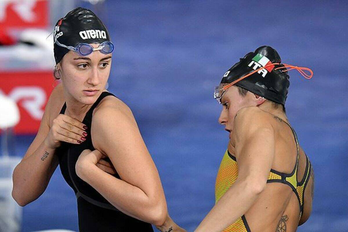 Nuoto: La Quadarella d’Oro negli 800; la 4×200 Sl ( senza Megli rilevato da Ballo) seconda; Non ce la fa Lorenzo Zazzeri: solo 10° in semifinale dei 100 sl