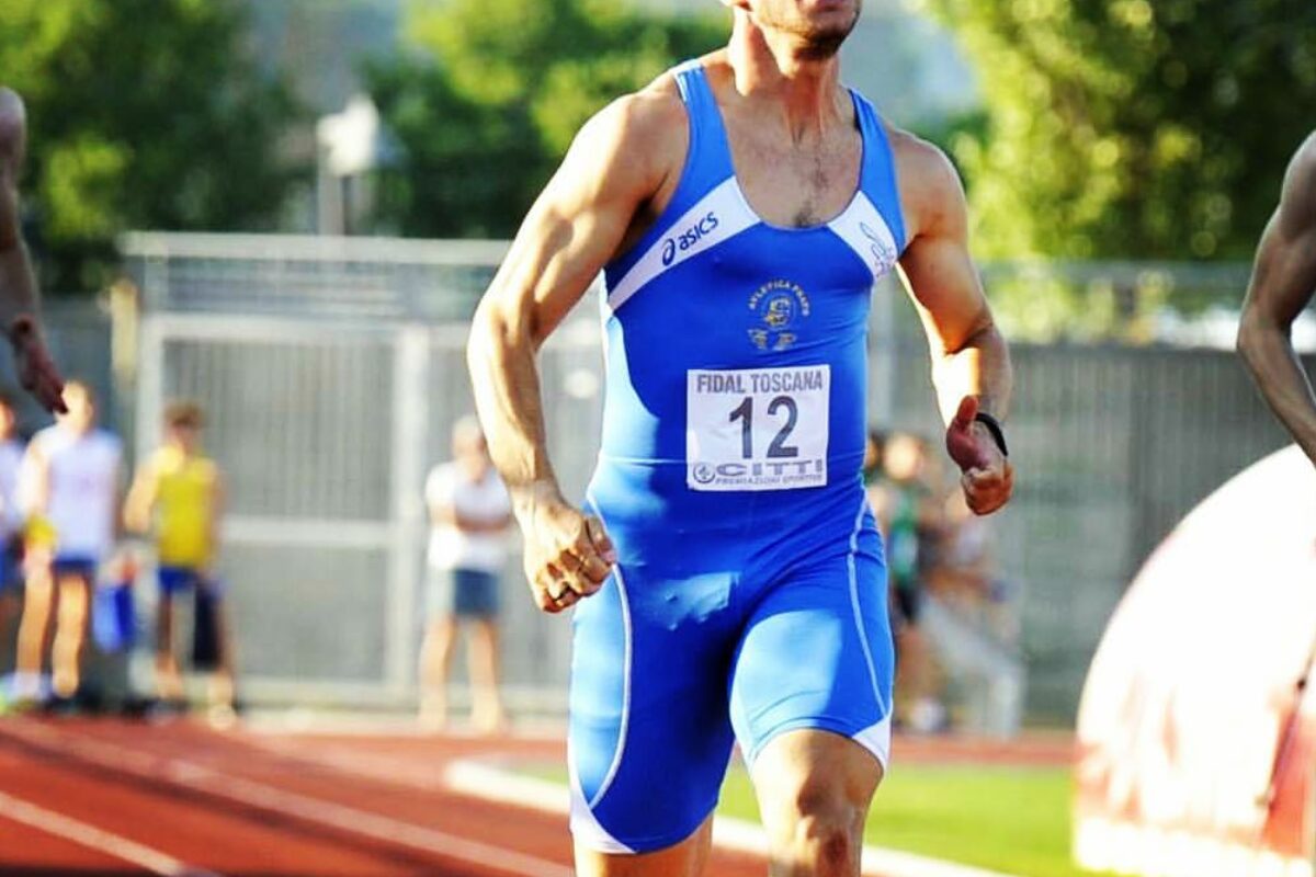 Atletica leggera Giacomo Angeli campione toscano dei 200 metri