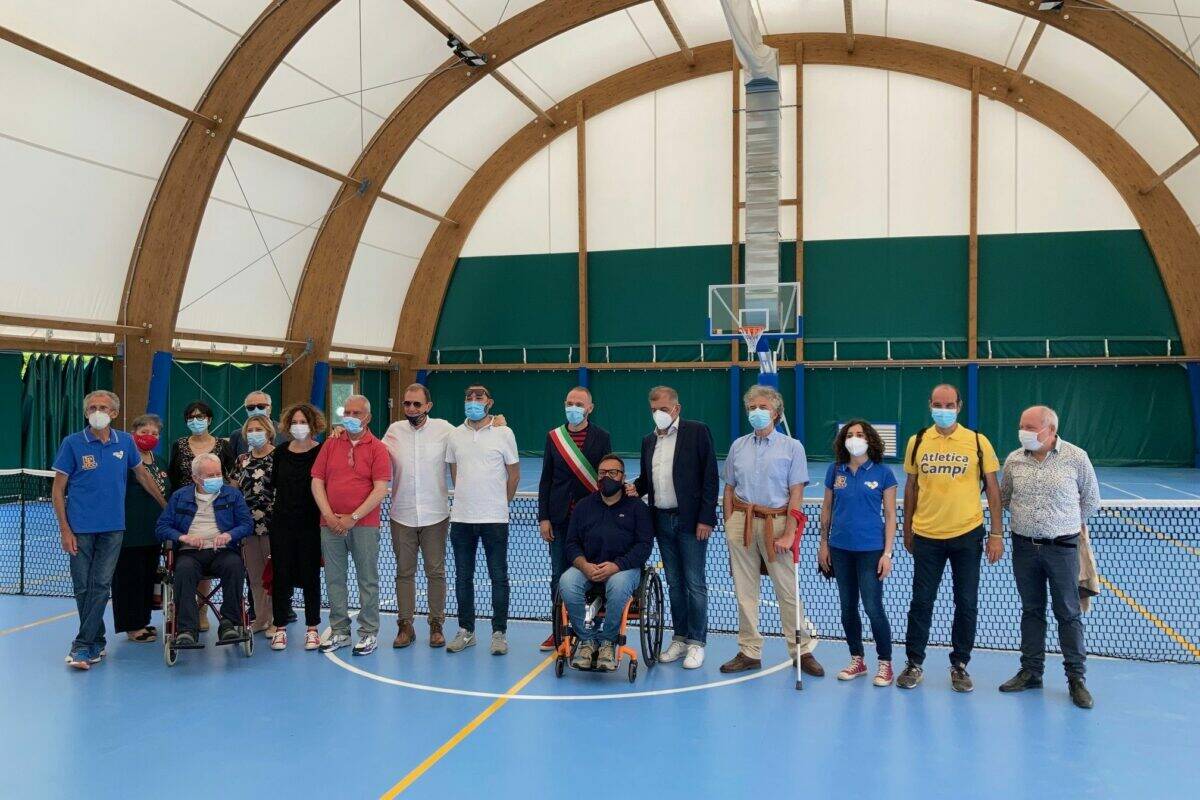 Inaugurata la struttura indoor allo Zatopek di Campi Bisenzio