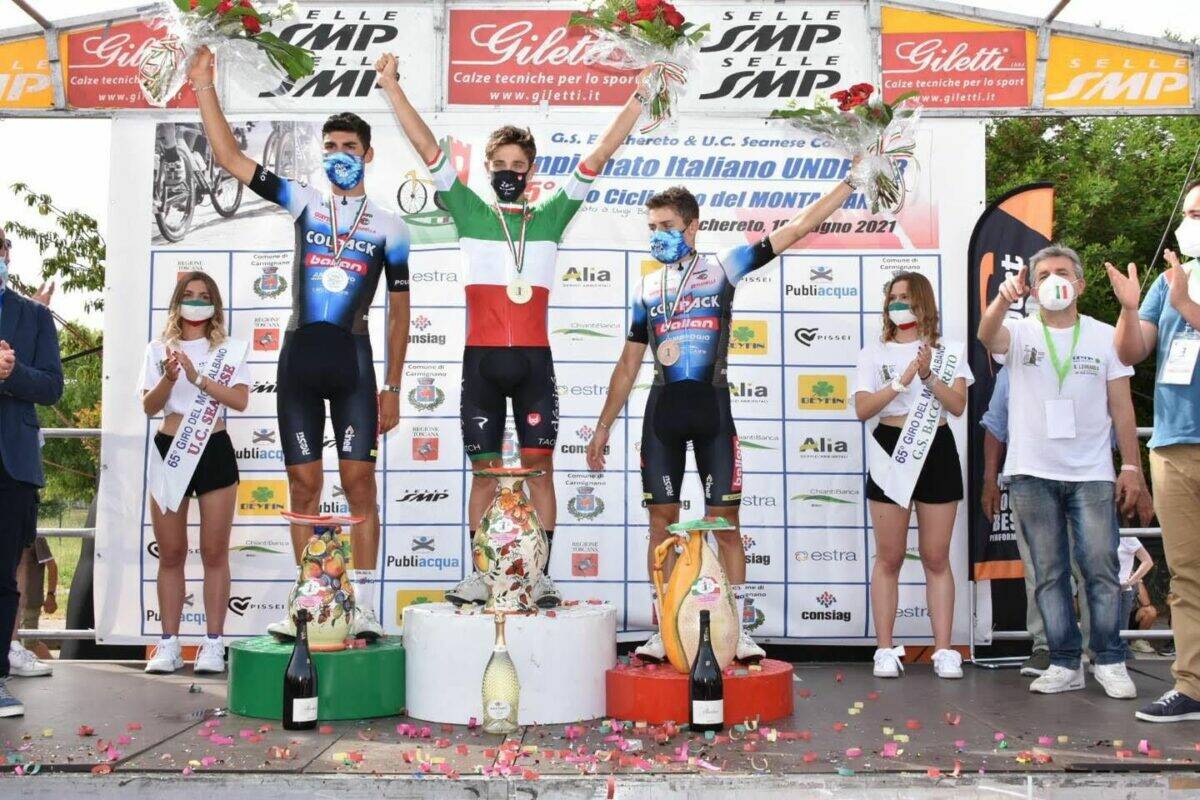 A Bacchereto trionfo leggendario e maglia Tricolore Under 23 per Benedetti