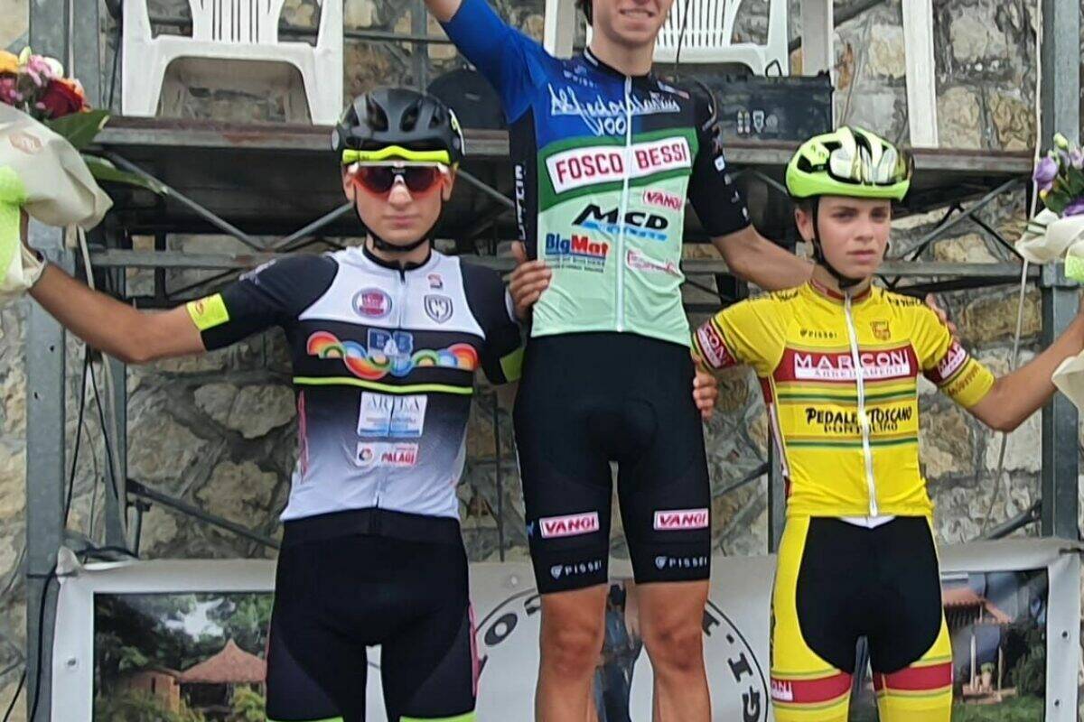 Cipollini, Bonciani e Del Cucina nuovi campioni toscani Esordienti e Allievi