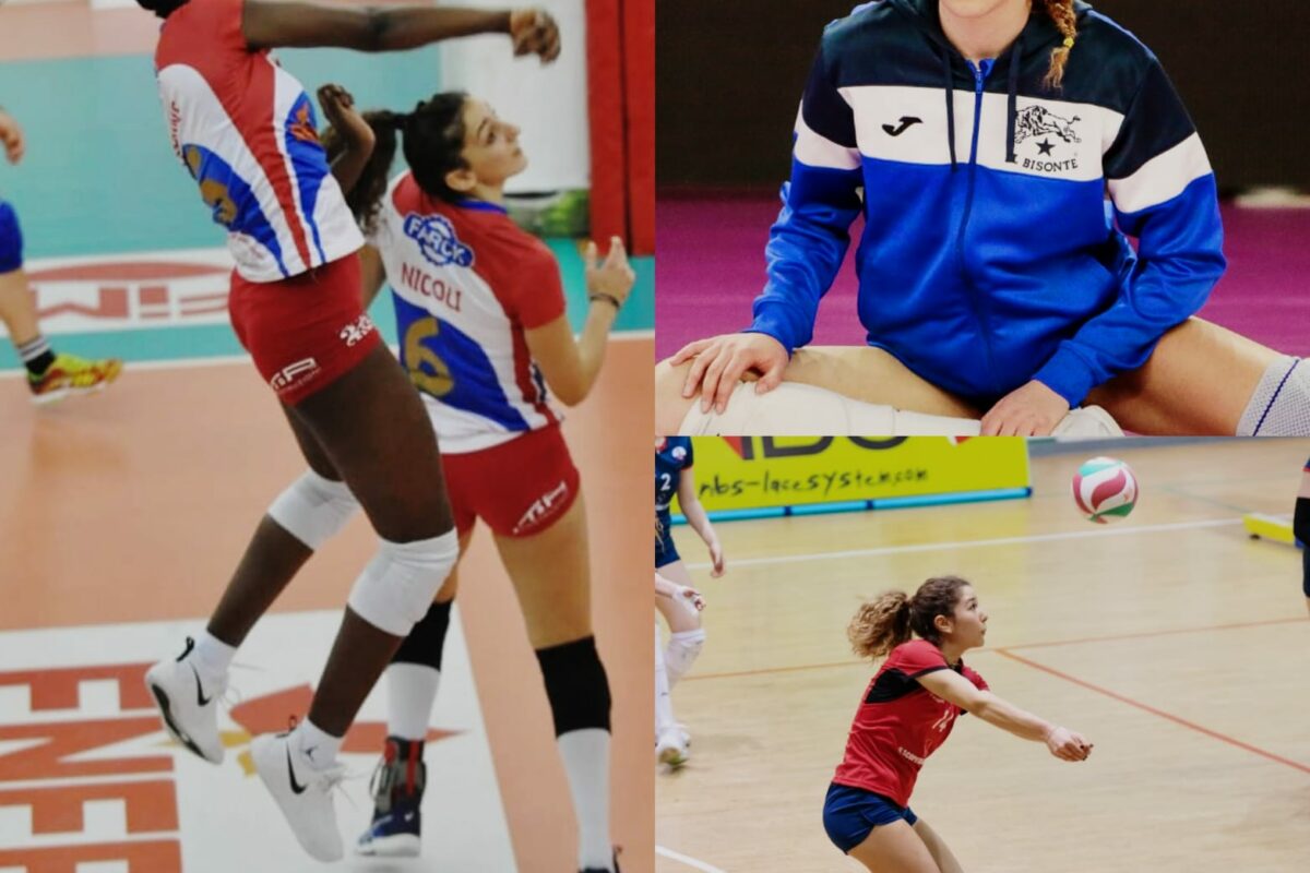 VOLLEY FEMMINILE- Il Bisonte Firenze completa il proprio roster, Astou Diagne, Bianca Lapini, Maddalena Golfieri