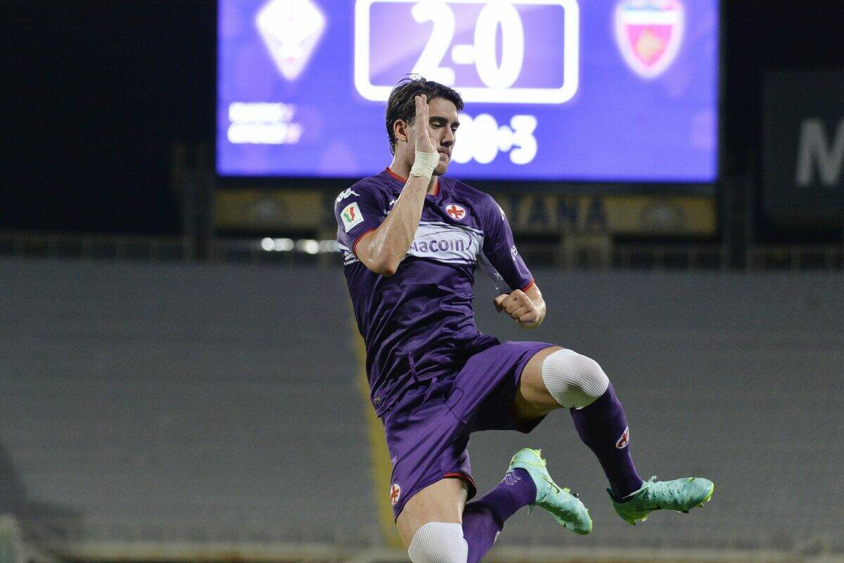 CALCIO Coppa Italia- Live Fiorentina-Cosenza 4-0 (4’Vlahovic, 38’Gonzalez, 45’+3’Vlahovic, 52’Venuti). Vlahovic -Gonzalez, la Fiorentina va.