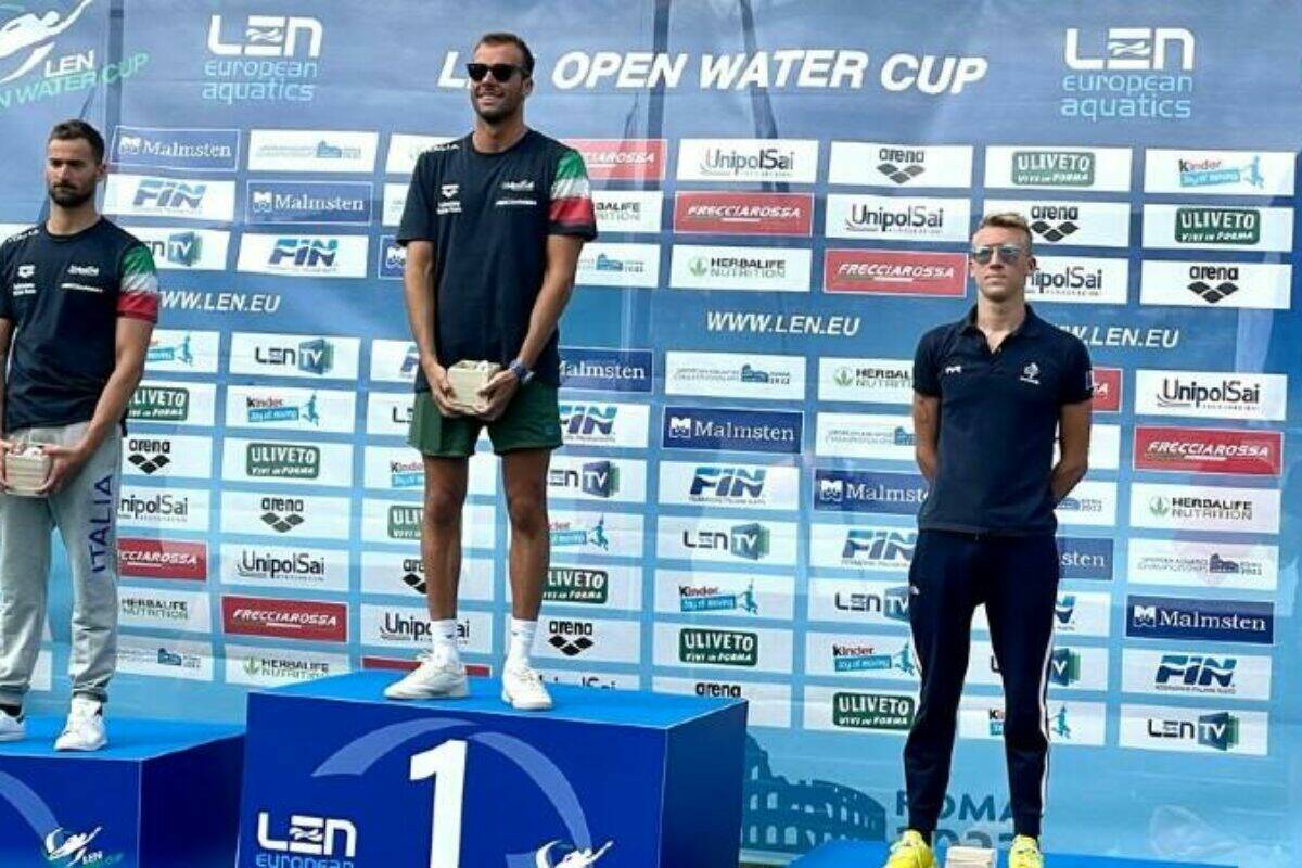 Nuoto fondo: la tappa di Alghero la vincono Greg Paltrinieri, 2° Domenico Acerenza; e Leonie Beck; 3° Giulia Gabrielleschi