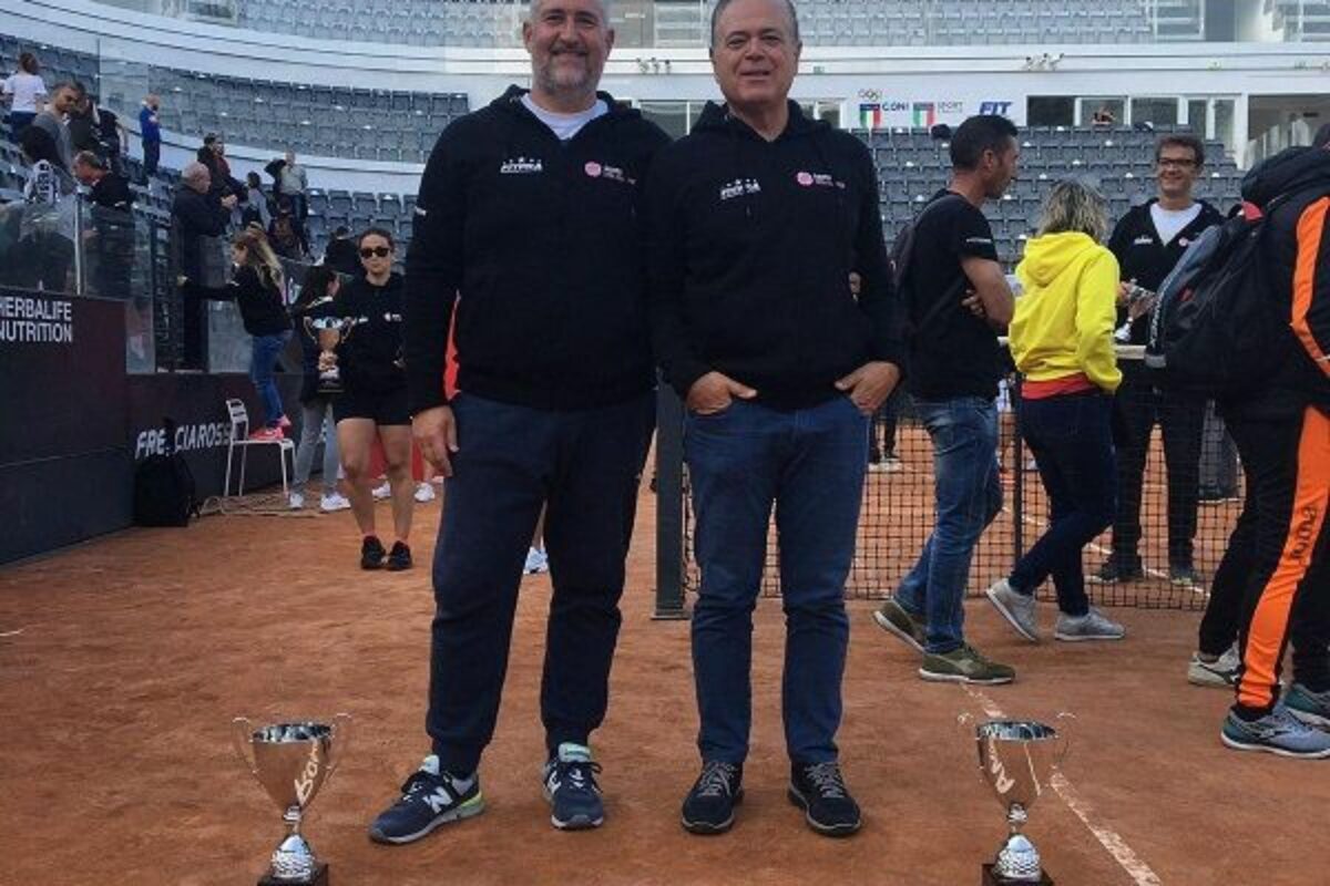 Papi-Vannucchi nuovi campioni italiani amatoriali di doppio al Foro Italico al master Fit-Tpra Gazzetta Challenge