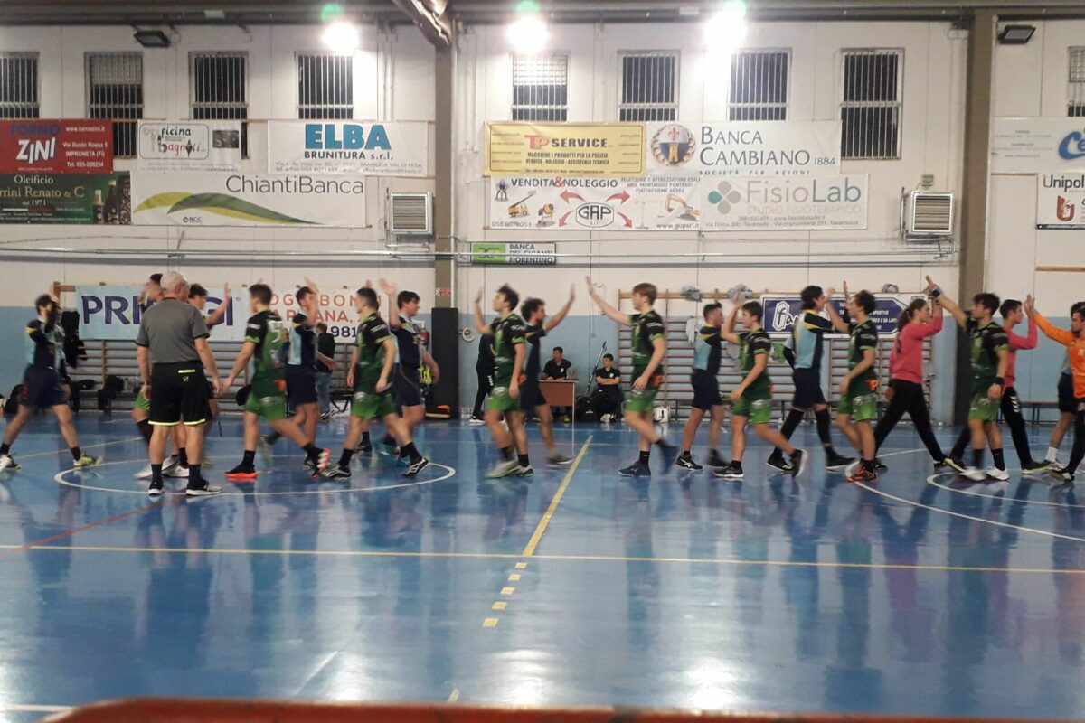 Pallamano: Serie B/M Regionale Pol.29 Martiri-Tavarnelle  10-31 (pt 6-17)