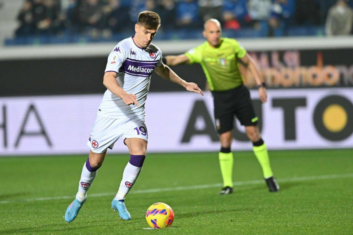 Calcio: la”Mixed-zone viola”con Krzysztof Piatek