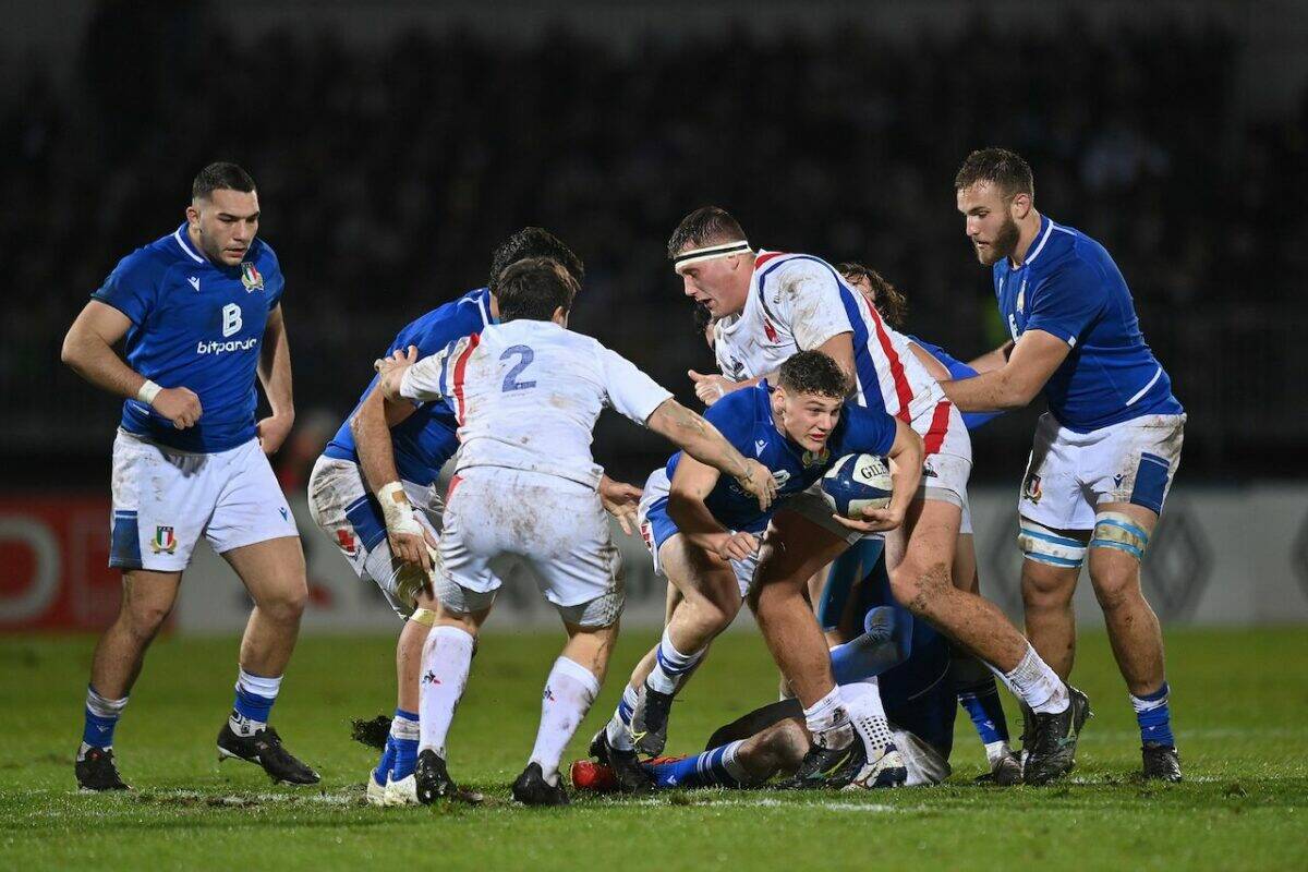 RUGBY Under 20- Six Nations -1a Giornata Francia-italia 41-25 (22-7)