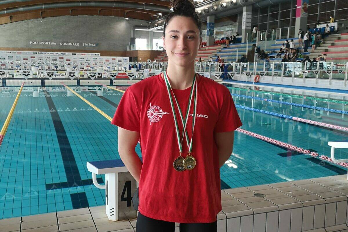 Nuoto: al via i “Criteria Giovanili” a Riccione: Super spedizione rarina: Subito 2 Ori (50 Sl e 200 misti ) e 1 Bronzo( 100 rana cadette  ) per Matilde Biagiotti; Argento per la Pascareanu; Bronzo di Irene Mati 100 rana