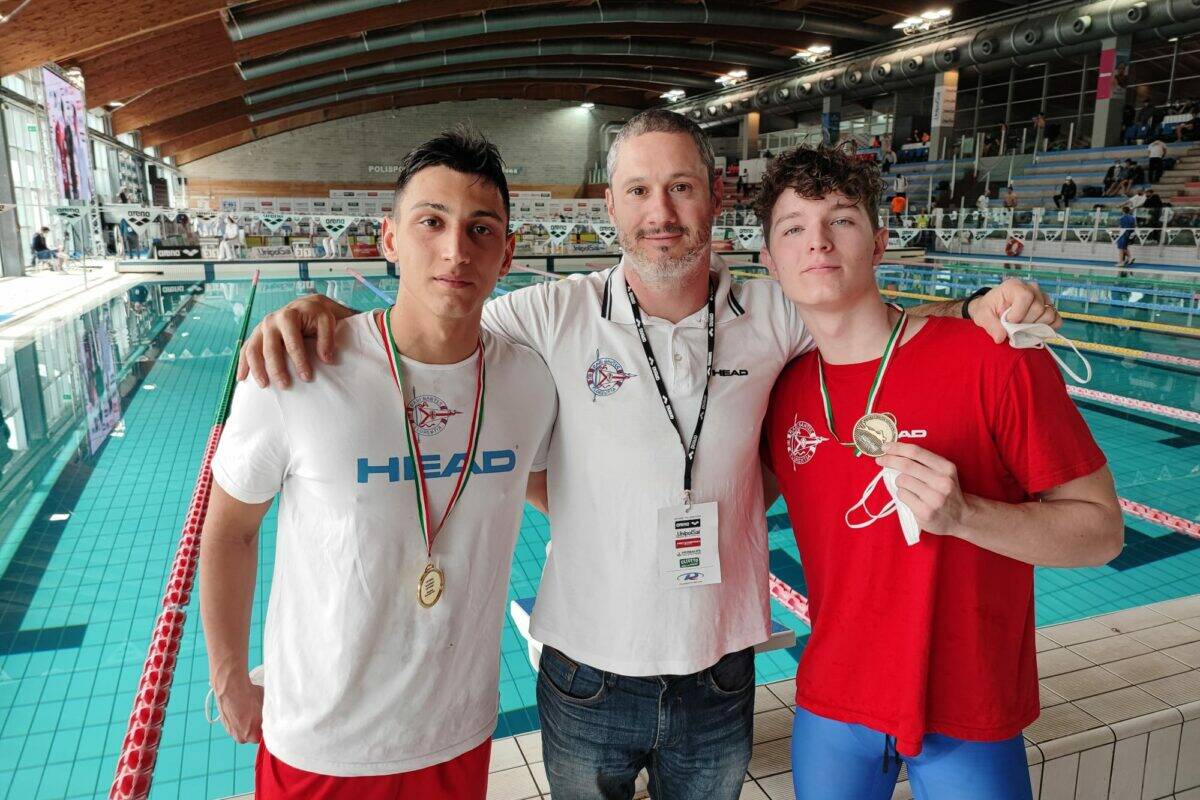 Nuoto 3°-poi 4° sessione a Riccione: ORO E BRONZO RARI NANTES FLORENTIA DI BUGLI E CUCCHI; la 4° sessione inizia bene…Bronzo per G.M.Bove: Valdinievole Argento Rari con Jacopo Bugli; Argento per Martelli (Hidron Sport) Bronzo Rari con Mario Nicotra