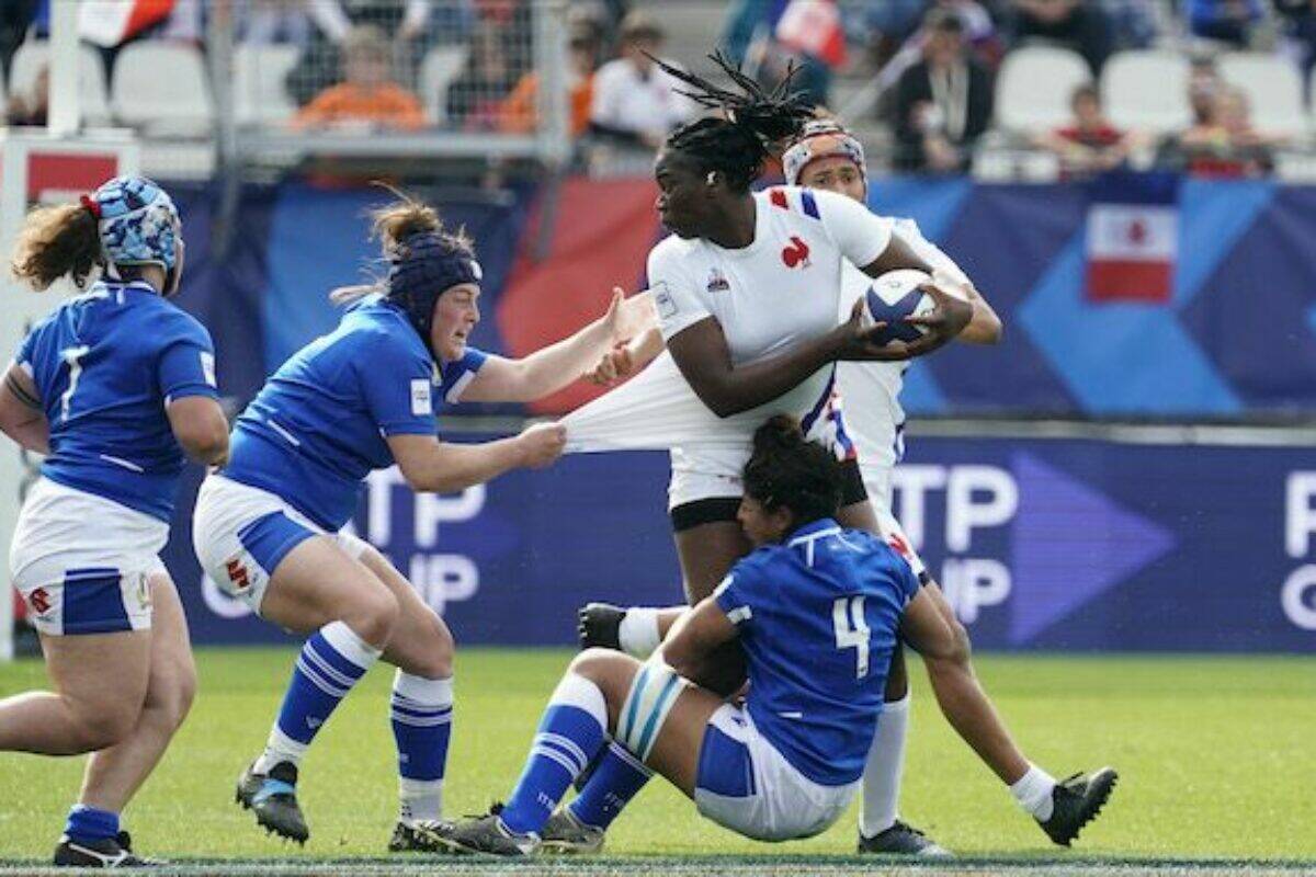 RUGBY FEMMINILE-  TIK TOK SIX NATIONS- Francia-Italia 39-6 (17-6)