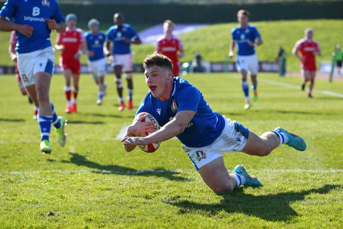 RUGBY SIX NATIONS UNDER 20- Galles-Italia 20-27 (6-15). Tre successi, mai nella storia!