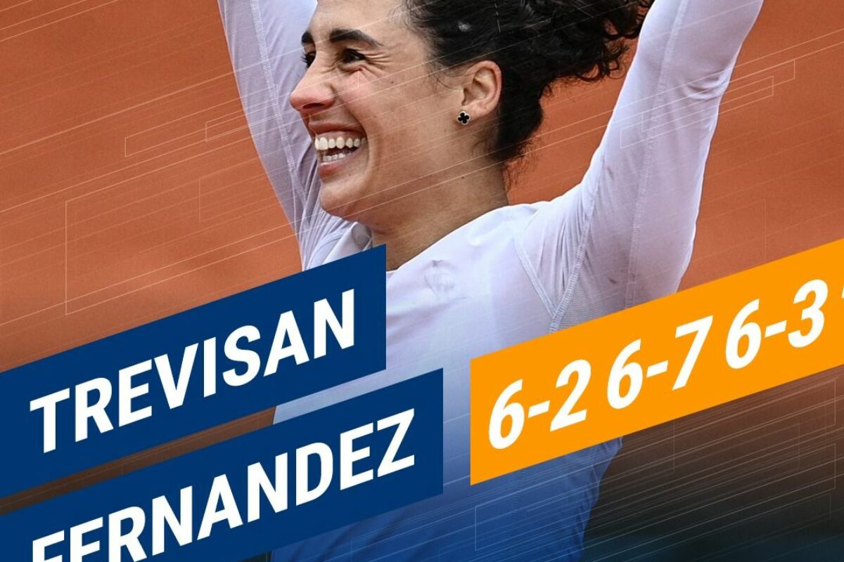 Tennis: GRANDISSIMA NOTIZIA DAL ROLAND GARROS: MARTINA TREVISAN IN SEMIFINALE!!!