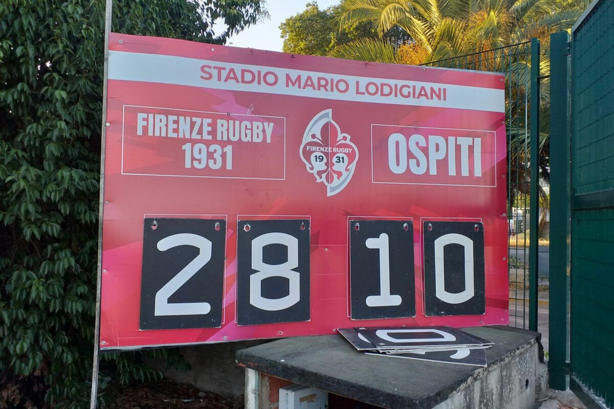 RUGBY- Firenze Rugby 1931- Lyons Piacenza 28-10. Firenze promossa in Serie B