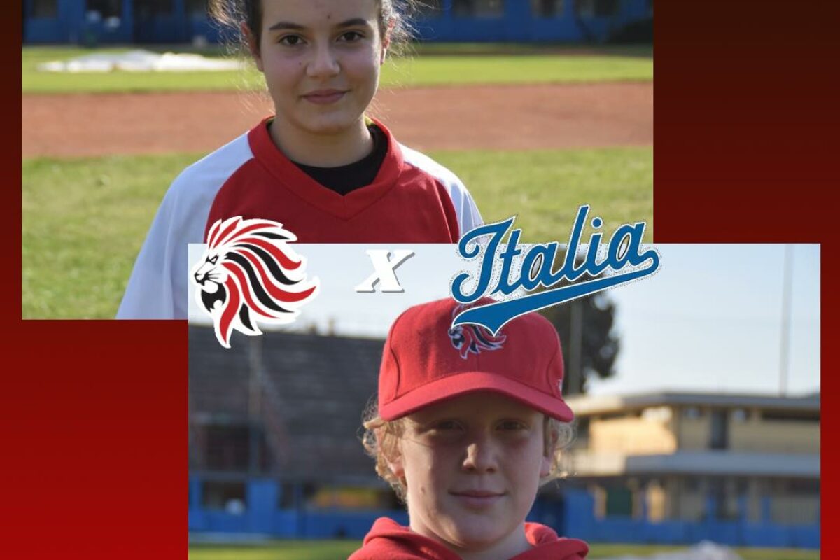 Baseball &Softball: Camilla Fedi e Gabriele Pucci chiamati per 2 stage nelle Nazionali giovanili !!
