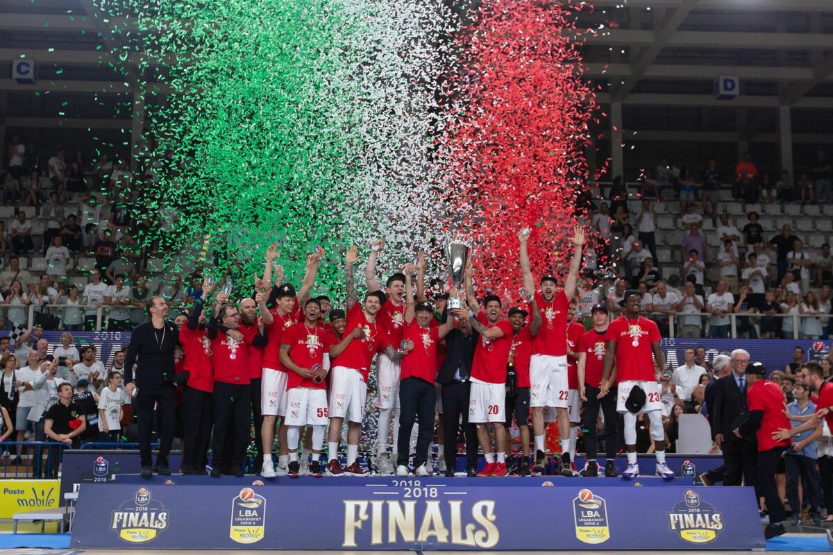 BASKET- L’ Olimpia Milano domina la Virtus Bologna, 81-64, in gara 6, e conquista il 29° scudetto della sua storia