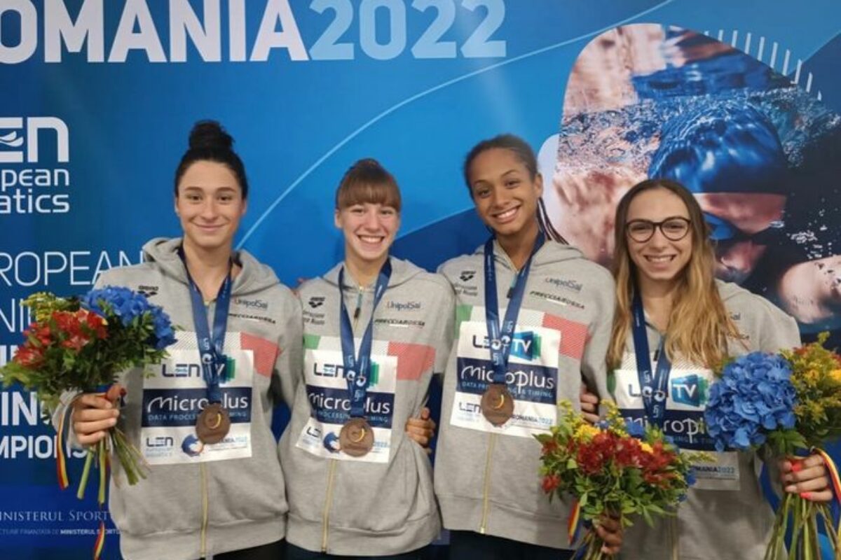 Nuoto: altre 3 medaglie europee per le 2 nostre”super” ragazze: Irene Mati e Matilde Biagiotti + quella di 1° del medagliere