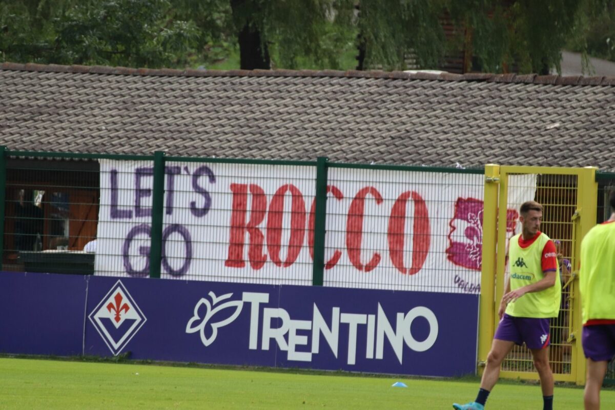 CALCIO- Moena, Non giorno del ritiro, l’allenamento pomeridiano della Fiorentina.