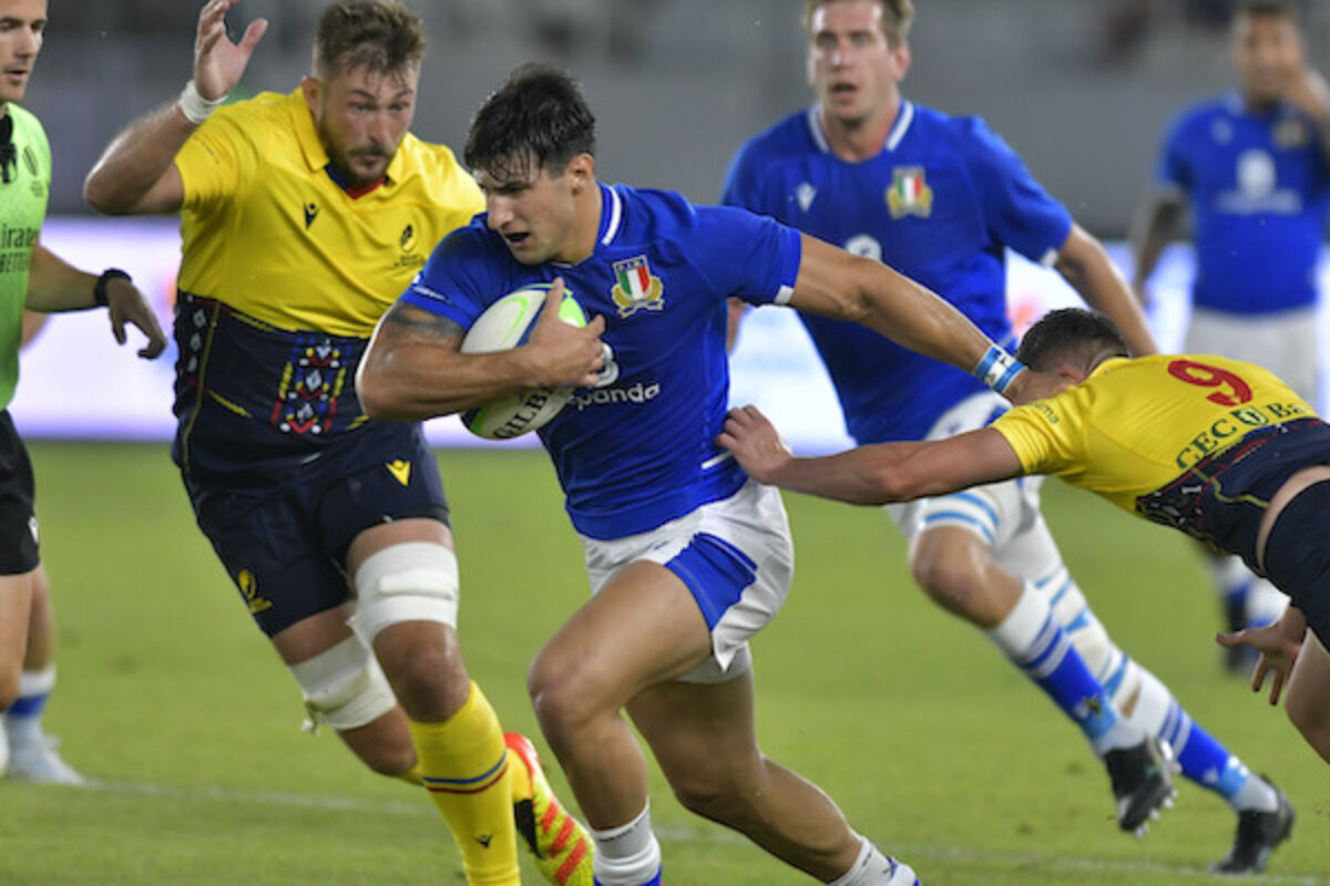 RUGBY- Tommaso Menoncello ha vinto il premio di miglior giocatore del Guinness Sei Nazioni 2024. 