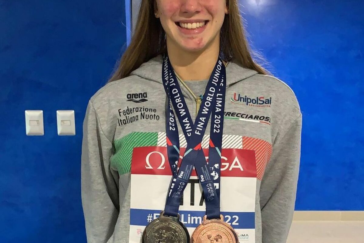 Nuoto: Mondiali Junior a Lima: altra medaglia (Argento 100 Rana) per “superissima” Irene Mati !!