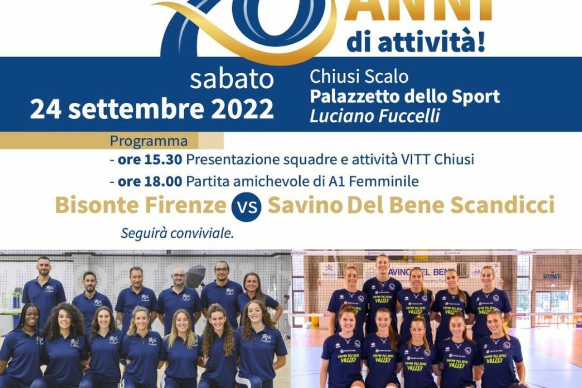 Volley: a Chiusi amichevole “Derby” Savino del Bene Scandicci-Il Bisonte Firenze 3-0