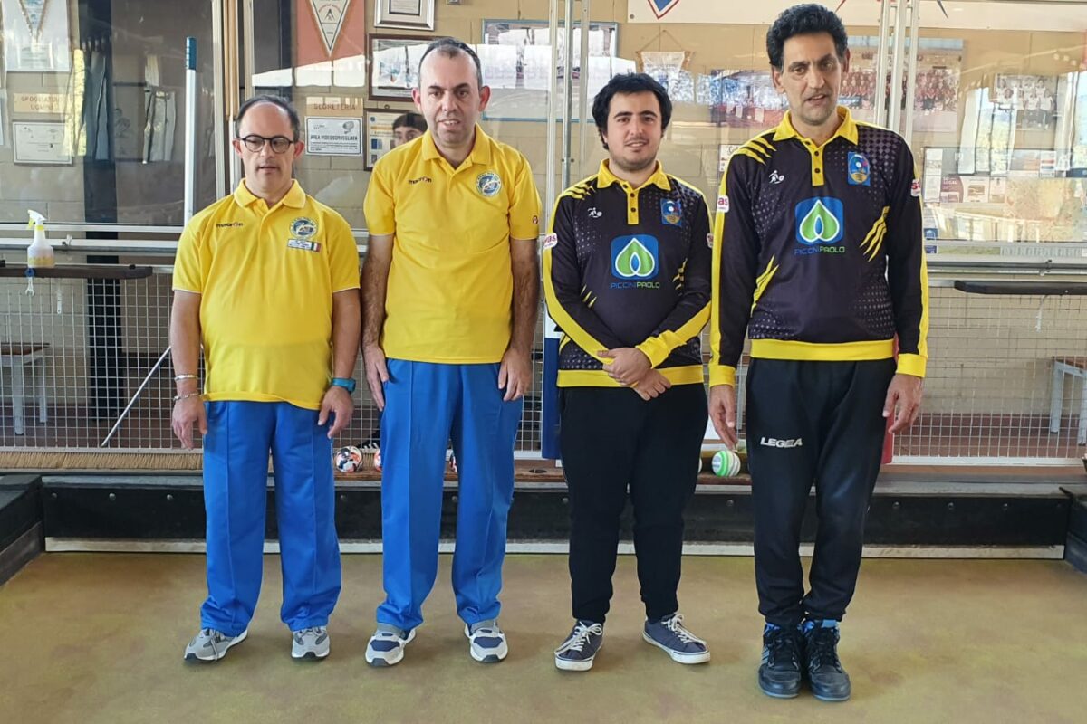 BOCCE- A Sesto Fiorentino il Trofeo Città Metropolitana di Bocce paralimpiche DIR è vinto da Ricci-Tiossi della Biturgia su Borghesi-Lecci dell’ASHA Pisa