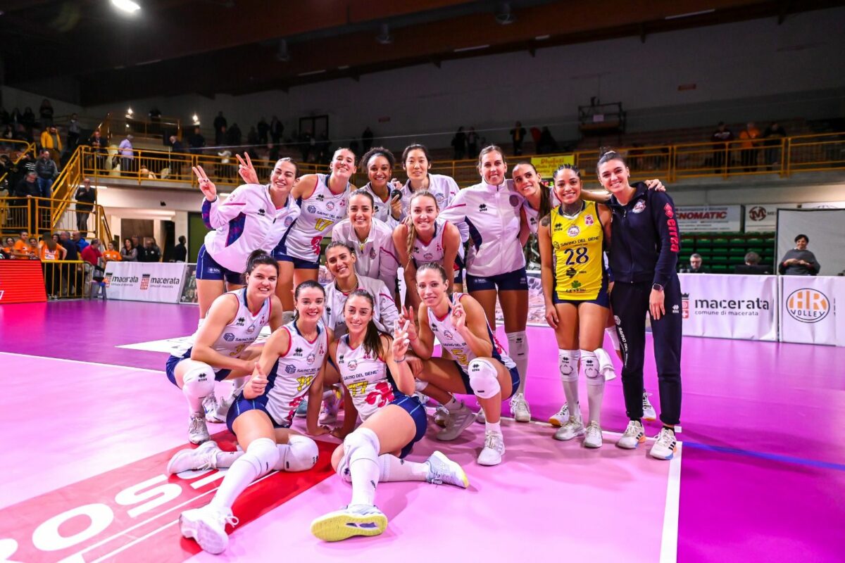 VOLLEY FEMMINILE SERIE A1- CBF Balducci HR Macerata – Savino Del Bene Volley 0-3 (18-25, 11-25, 21-25)