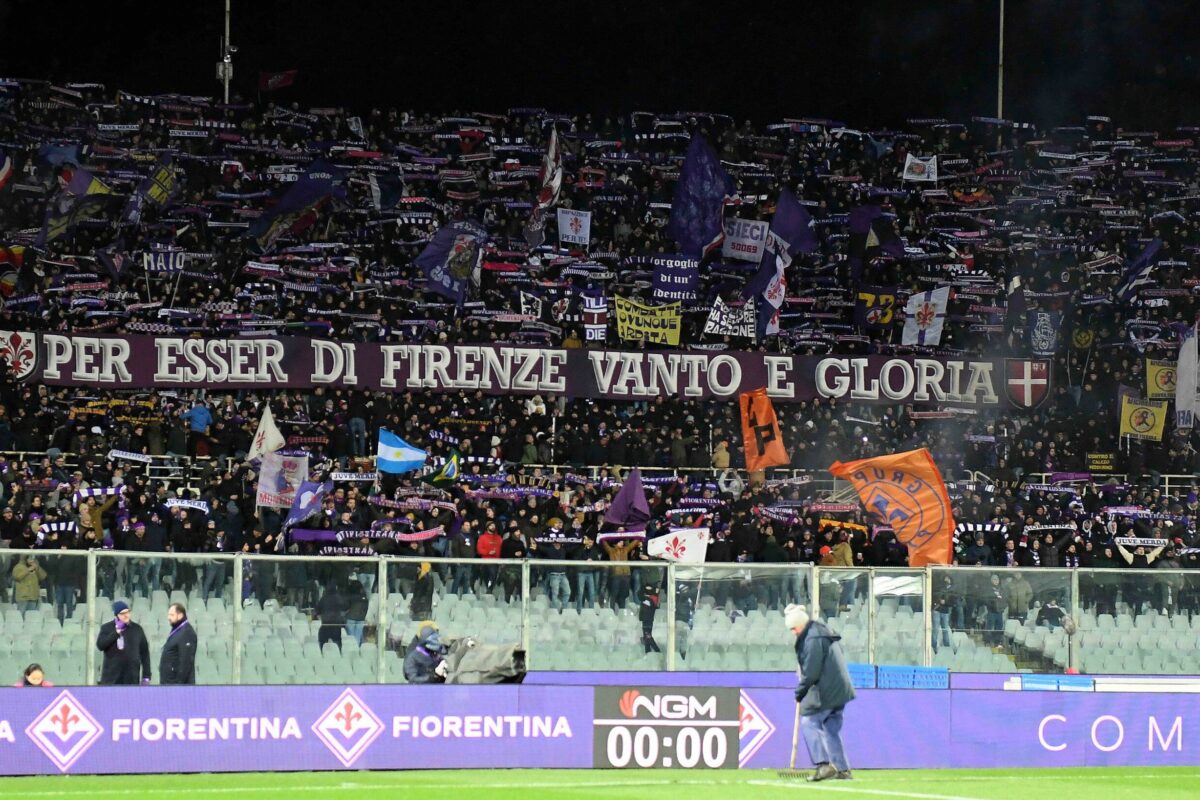 CALCIO- Fiorentina. Il NO dei tifosi della Fiesole alla trasferta di Torino contro la Juventus.