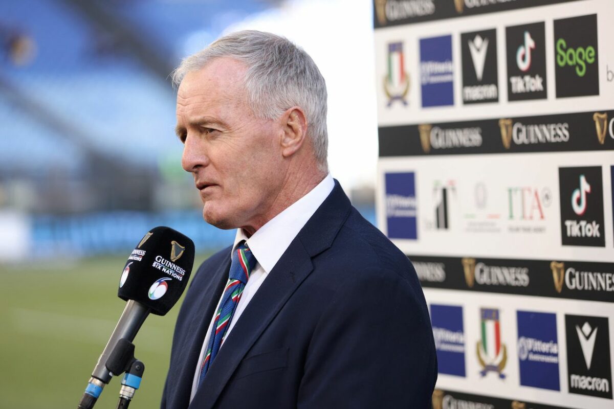 RUGBY- Kieran Crowley, ct azzurro ufficializza la lista dei selezionati per la Rugby World Cup 2023