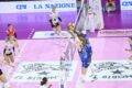 VOLLEY FEMMINILE SERIE A1- Bartoccini Perugia- Il Bisonte Firenze 3-1 25-15, 27-25, 17-25, 25-20)
