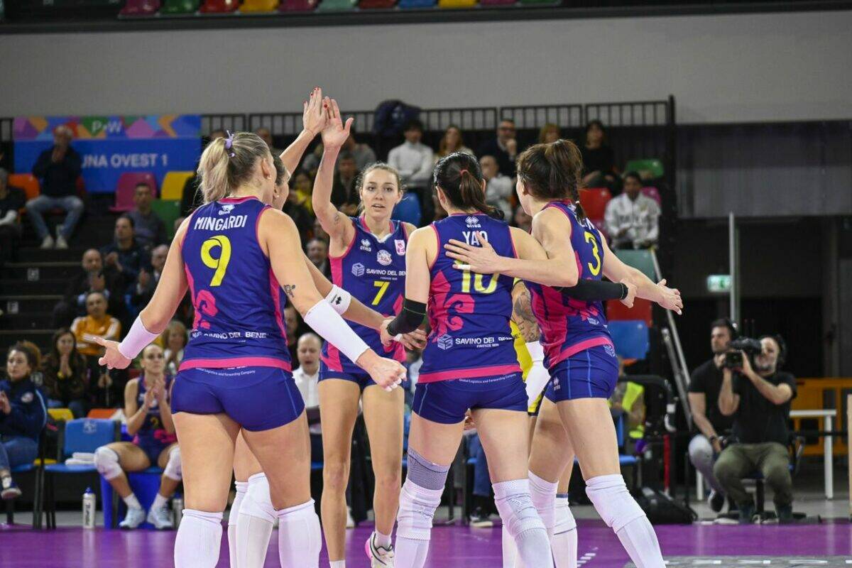 VOLLEY FEMMINILE CEV CUP- Live Playoff Savino Del Bene Scandicci-SC Potsdam 3-1 (25-17; 25-14; 22-25; 25-17)