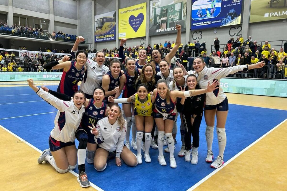VOLLEY FEMMINILE CEV Cup: La Savino Del Bene Volley batte 0-3 (19-25; 27-29; 19-25) lo Schwerin e conquista i Quarti di Finale