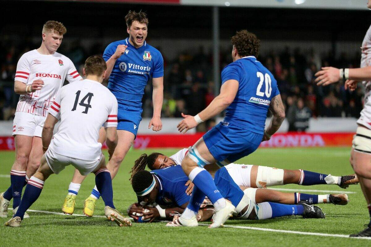 RUGBY SIX NATIONS Under 20- Inghilterra-Italia 32-25 (20-8)