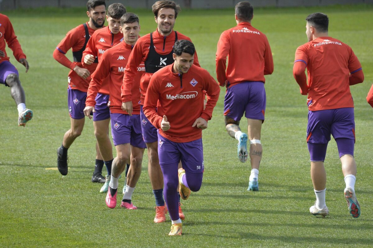 Le foto dell’allenamento della Fiorentina in vista dell’incontro di Conference League contro il Sivasspor