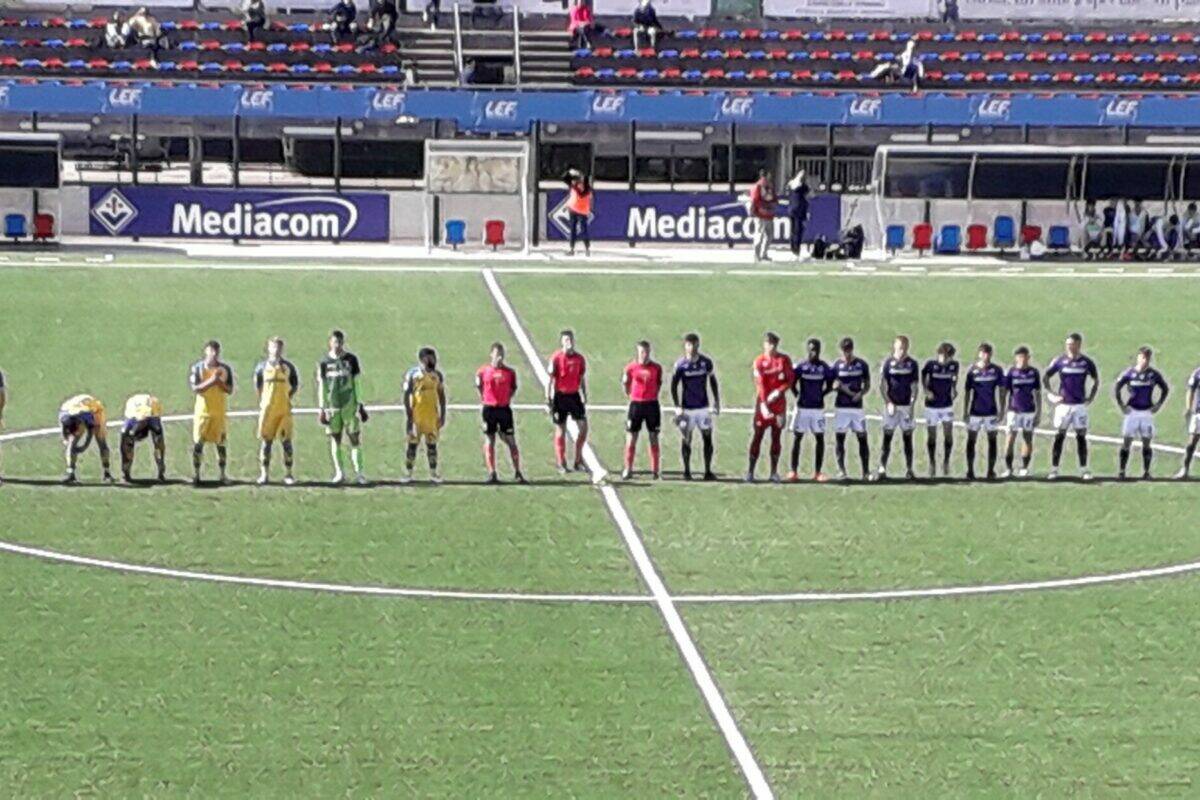 Calcio giovanile viola: il week-end:”Incredibile sconfitta per la Primavera che domina ma viene trafitta al 92° dal Frosinone !! Oggi partita la 73° Viareggio Cup; i viola in campo Martedi a Santa Croce