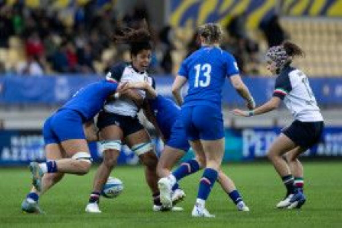 RUGBY FEMMINILE- SIX NATIONS Italia-Francia 12-22 (7-15)