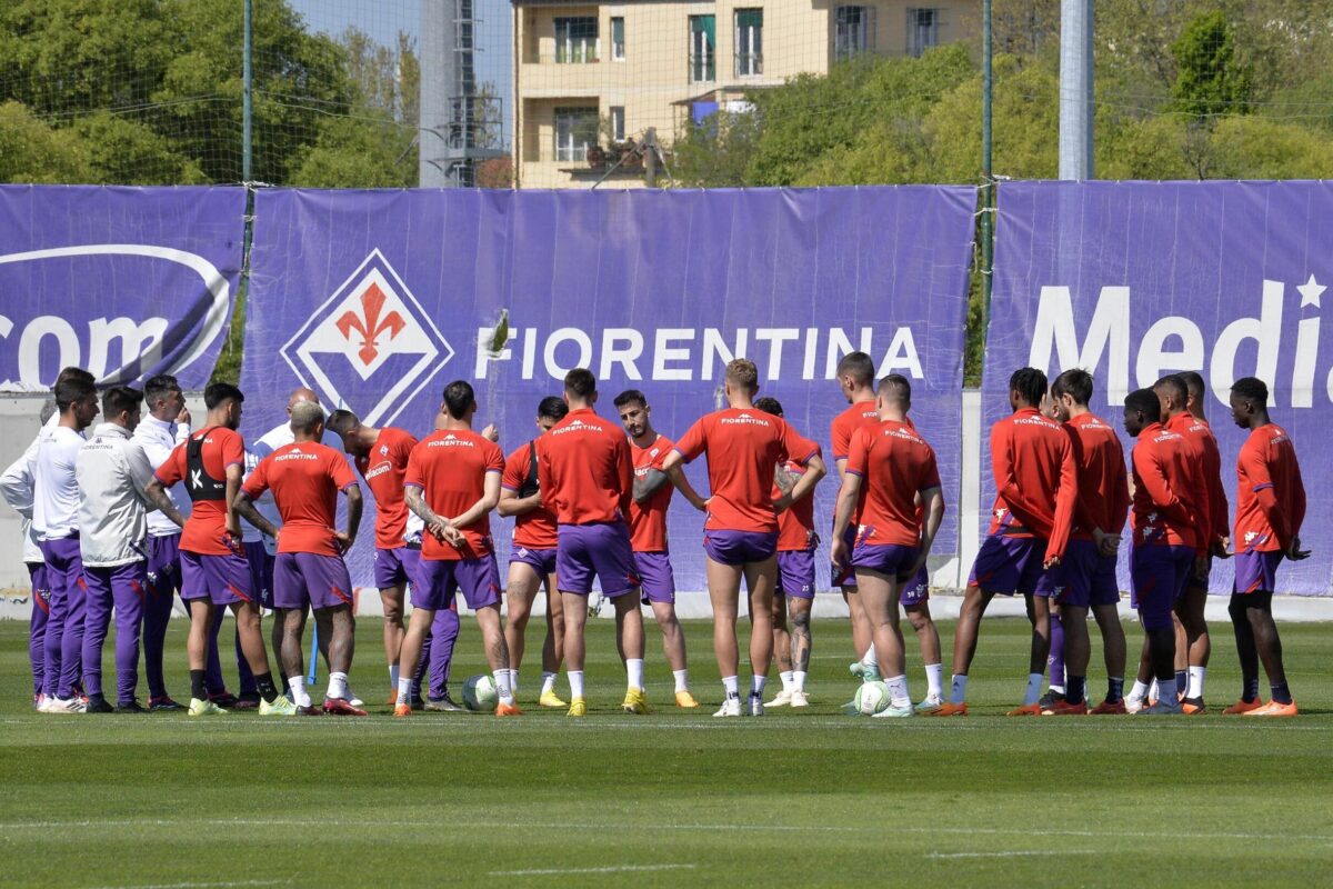 CALCIO- Allenamento di rifinitura della Fiorentina in vista della gara contro il Lech, tre assenze importanti.