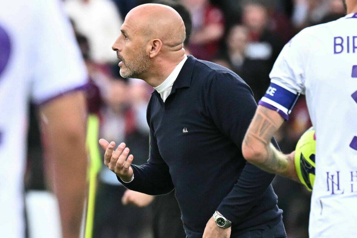 Calcio: il post partita di Salernitana-Fiorentina 3-3: Mister Vincenzo Italiano