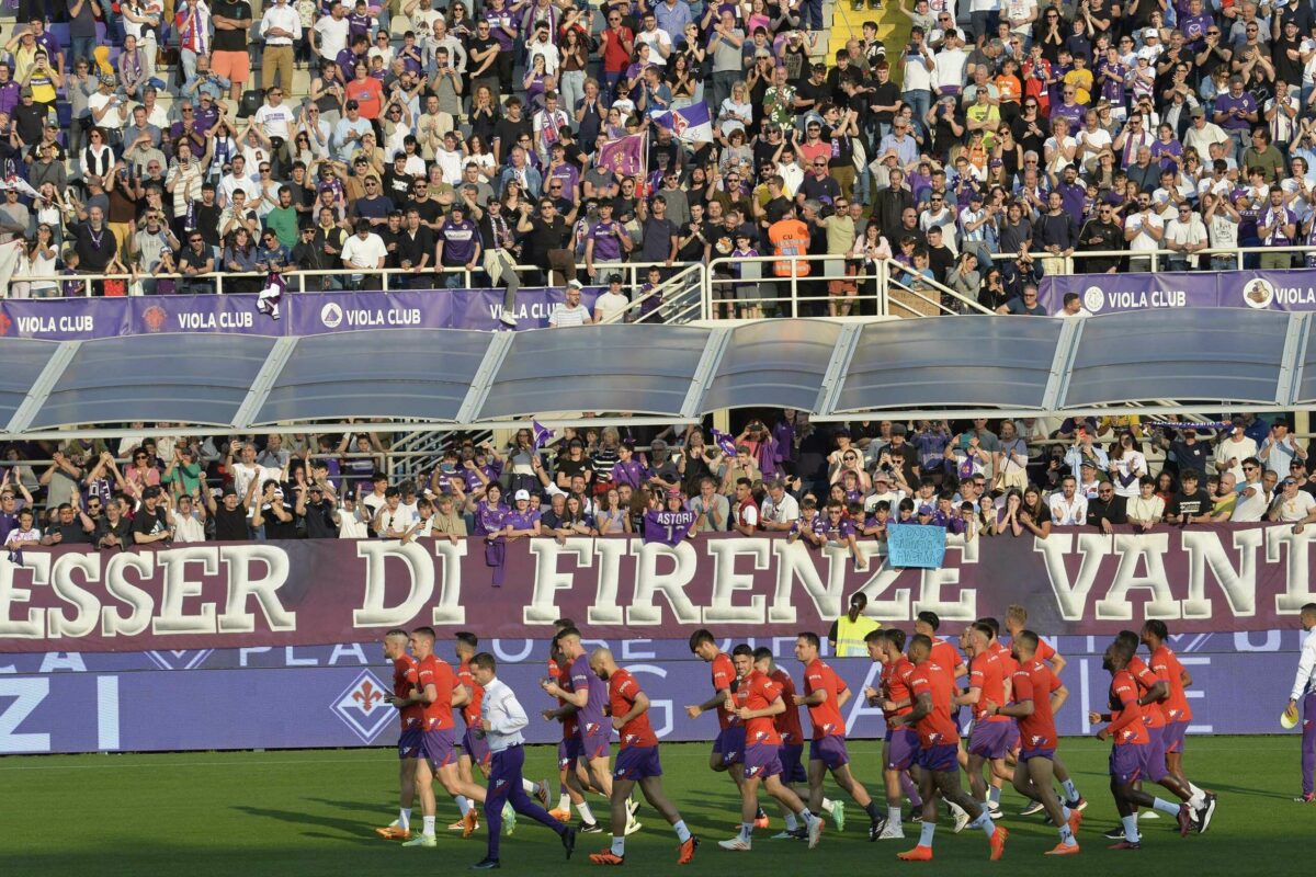 CALCIO- 6000 persone e tanto entusiasmo per l’allenamento della Fiorentina prima della Finale di Coppa Italia