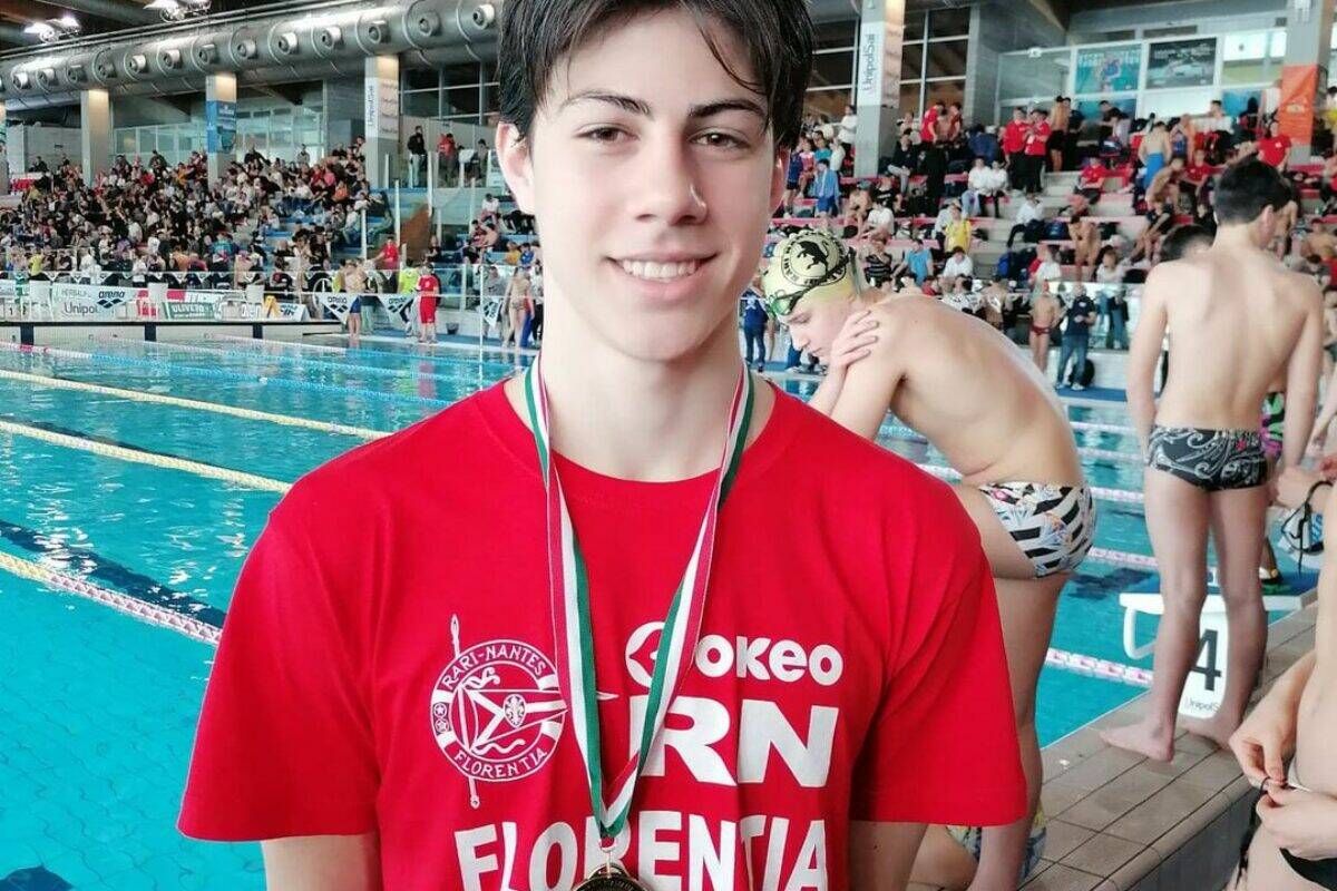 Nuoto: Vanto Rari Nantes Florentia: il giovane Fabio Faggian convocato per la Coppa Comen a Larissa