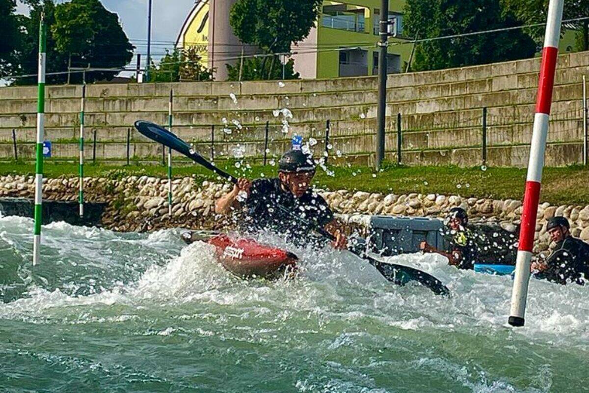 Canoa: Bravo Fausto Veggi (Canottieri Comunali Firenze) 5° in Eca Cup